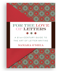 Samara O'Shea's "For the Love of Letters" Samara O'Shea's "For the Love of Letters"