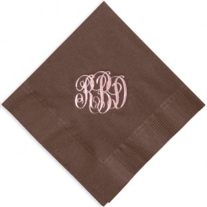 Monogram wedding Napkin personalized wedding napkins