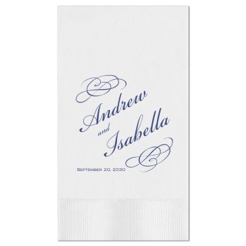 Bordeaux Wedding Guest Towel - Printed
