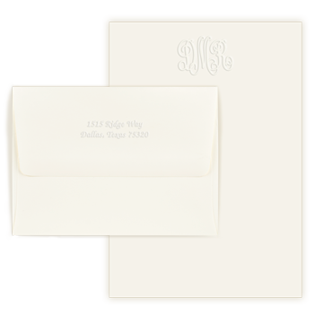 monogram letter sheet stationery letter sheets
