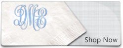 Personalized Anniversary Napkins