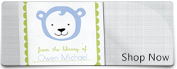 Personalized Baby Bookplate Labels
