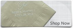 Personalized Embossed Napkins