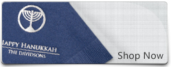Personalized Hanukkah Napkins