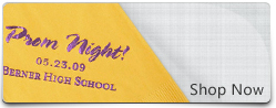 Personalized Prom Napkins