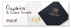Personalized Napkins And Guest Towels