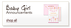 Baby Girl Birth Announcements