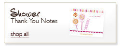 Personalized Baby Shower Thank You Cards