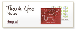 Personalized Baby Thank You Notes