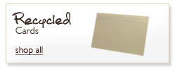 Personalized Recycled Paper Cards