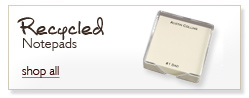 Personalized Recycled Paper Notepads