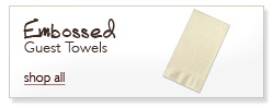 Embossed Guest Towels