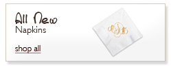 All New Personalized Napkins And Guest Towels