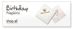 Personalized Birthday Napkins