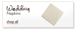Personalized Wedding Napkins
