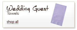 Personalized Wedding Guest Towels