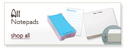 All Personalized Notepads
