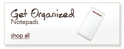 Personalized Get Organized Notepads
