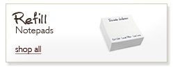 Personalized Notepad Refills