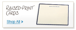 Raised Print Cards