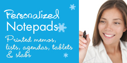personalized notepads