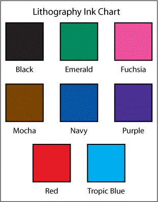 Matte-print Ink Colors