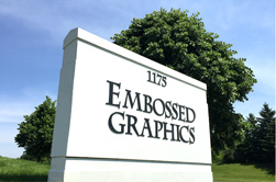 Embossed Graphics sign