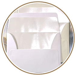 Personalized Pearl Lined Envelopes