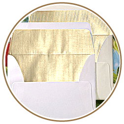Personalized Vermeil Lined Envelopes