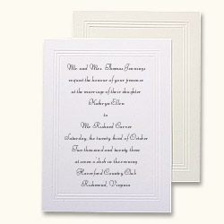 Yorkshire Foldover Invitation