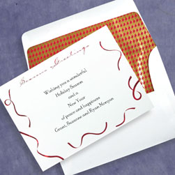 Season's Greetings Invitation Card