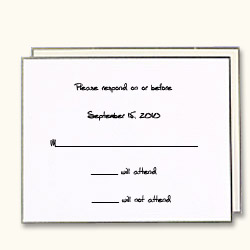 Silver Silhouette Accessory Card
