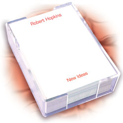 Eurostile Agenda Set with CrystalClear Holder - Eurostile
