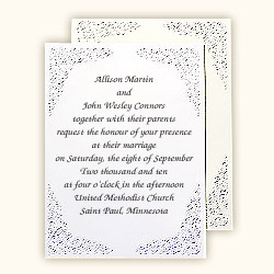 Vignette Card Invitation
