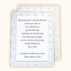 Monterey Card Invitation