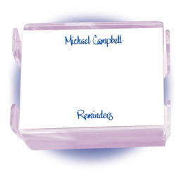 Bishop Family Reminders with CrystalClear Holder