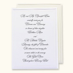 Tradition Foldover Invitation