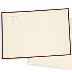 Three-Letter Monogram Card
