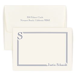 South Hampton Card with Initial