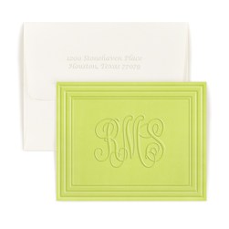 California Classic Frame Monogram Note