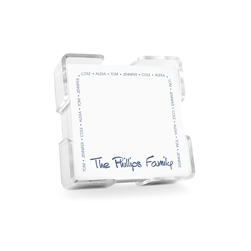 Family Arch Petite Squares with CrystalClear Holder