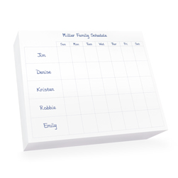 Family Organize by Day Slab