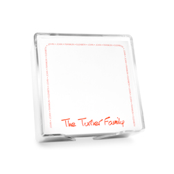Family Arch Memo Square with CrystalClear holder Family Arch Memo Square with CrystalClear holder