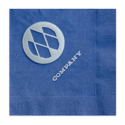 Custom Foil-Stamped Napkins Custom Foil-Stamped Napkins