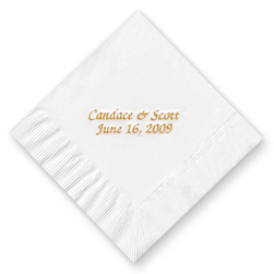Brittany Foil-Stamped Napkins Brittany Foil-Stamped Napkins
