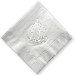 Whitlock Monogram Napkins Whitlock Monogram Napkins