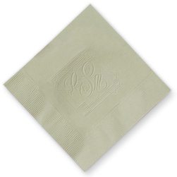 Granada Monogram Embossed Napkins Granada Monogram Embossed Napkins