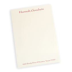 Present Cotton Letter Sheets