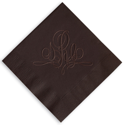 Paris Custom Embossed Napkins Paris Custom Embossed Napkins