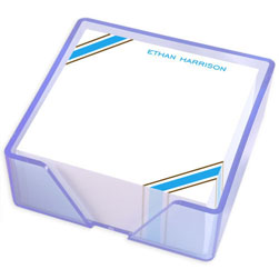 Tropic Stripes Memo Squares with Holders